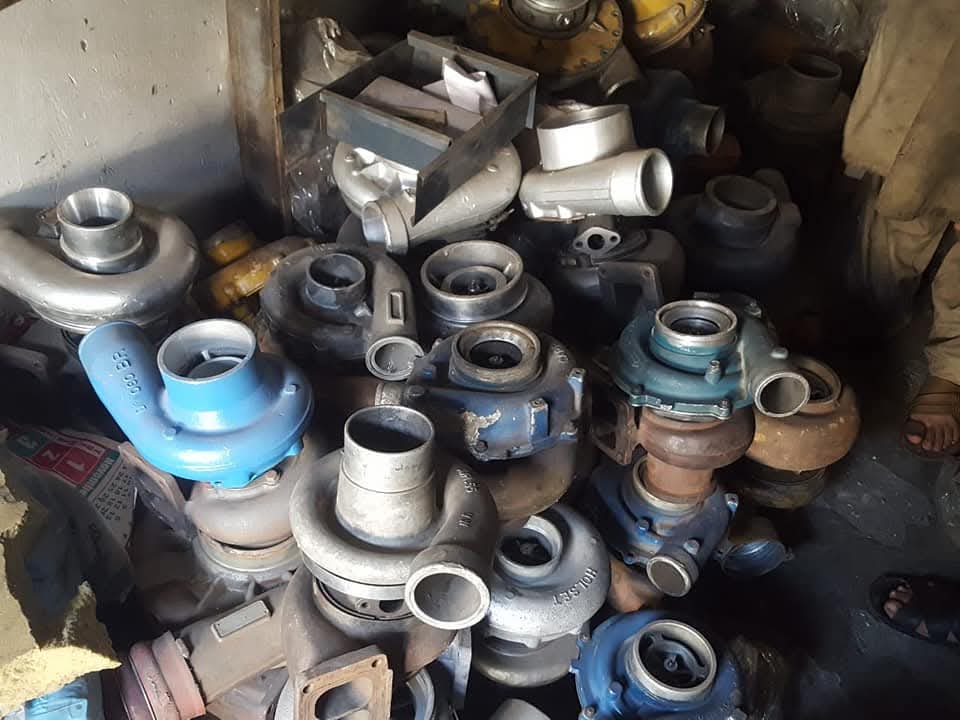 Collection of turbo spare parts